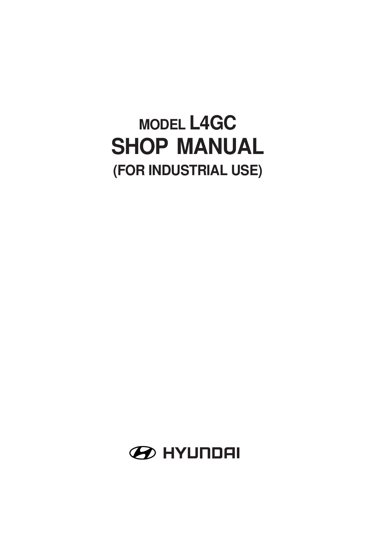 L4GC Shop Manual